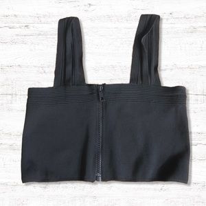 TopShop Top Size 4-6 Cropped Bralette Black